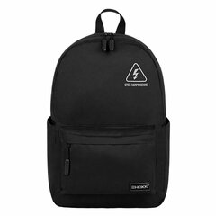 Рюкзак HEIKKI ENERGETIC (ХЕЙКИ) универсальный, эргономичный, &laquo;Danger&raquo;, черный, 43&times;30&times;16 см, 272534