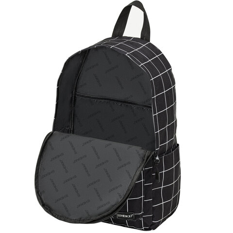 Рюкзак HEIKKI POSITIVE (ХЕЙКИ) универсальный, карман-антивор, "Checkered", 42х28х14 см, 272547