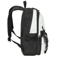 Рюкзак HEIKKI BLOCKS (ХЕЙКИ) универсальный, 2 отделения, черный/<wbr/>серый/<wbr/>белый, 44&times;32&times;17 см, 272563