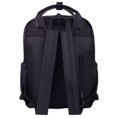 Рюкзак HEIKKI COMBO (ХЕЙКИ), сумка-шоппер, косметичка, пенал В ПОДАРОК, бело-черный, 42&times;30&times;14 см,272565