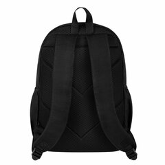 Рюкзак HEIKKI UNIQUE (ХЕЙКИ) универсальный, 6 карманов, черный с белыми вставками, 42&times;29&times;16 см, 272585