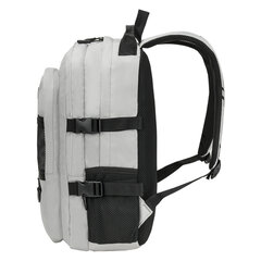 Рюкзак HEIKKI TRILL (ХЕЙКИ) универсальный, 3 отделения, серый с черными вставками, 43&times;31&times;14 см, 272586