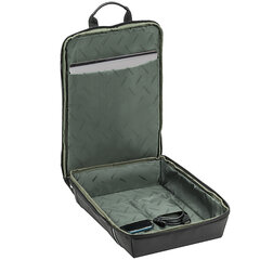Рюкзак HEIKKI HIGH TECH (ХЕЙКИ) с отделением для ноутбука, черный, 43&times;28&times;12 см, 272589