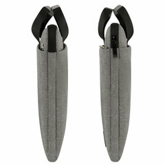 Сумка портфель HEIKKI PROFITABLE (ХЕЙКИ) с отделением для ноутбука 14", 2 кармана, серая, 26&times;36&times;3 см, 272597