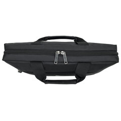 Сумка портфель HEIKKI TEMPO (ХЕЙКИ) с отделением для ноутбука 15,6", карман, Rush, черная, 30&times;40&times;4 см, 272607