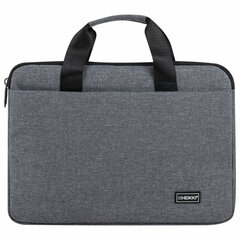 Сумка портфель HEIKKI ULTRA (ХЕЙКИ) с отд. для ноутбука 15,6", Dusky, темно-серая, 28&times;39&times;3 см, 272608