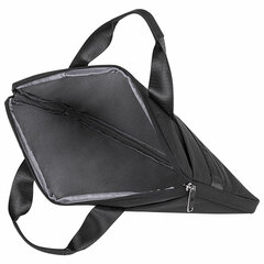 Сумка портфель HEIKKI ULTRA (ХЕЙКИ) с отделением для ноутбука 15,6", Total black, черная, 28&times;39&times;3 см, 272609