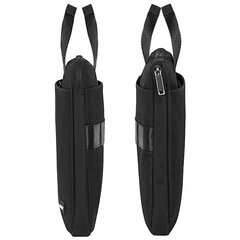 Сумка портфель HEIKKI ULTRA (ХЕЙКИ) с отделением для ноутбука 15,6", Total black, черная, 28&times;39&times;3 см, 272609