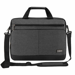 Сумка портфель HEIKKI FORWARD (ХЕЙКИ) с отделением для ноутбука 15,6", темно-серая, 29&times;40&times;9 см, 272611