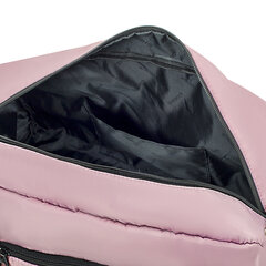 Сумка спортивная HEIKKI EFFECT (ХЕЙКИ), металлическая фурнитура, пыльная роза, 26&times;48&times;21 см, 272624