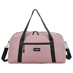 Сумка спортивная HEIKKI EFFECT (ХЕЙКИ), металлическая фурнитура, пыльная роза, 26&times;48&times;21 см, 272624