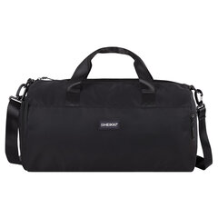 Сумка спортивная HEIKKI MOVE PLUS (ХЕЙКИ) с отделением для обуви и мокрых вещей, черная, 21&times;45&times;20 см, 272626