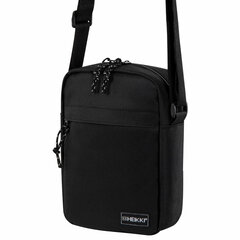 Сумка на плечо HEIKKI COMPACT (ХЕЙКИ), два кармана, черная, 22&times;17&times;6 см, 272630