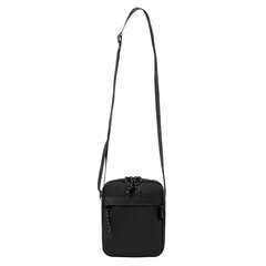 Сумка на плечо HEIKKI COMPACT (ХЕЙКИ), два кармана, черная, 19&times;14&times;5 см, 272631