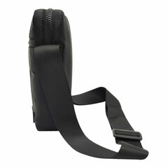 Сумка на плечо HEIKKI COMPACT (ХЕЙКИ) с карманом, черная, 20&times;16&times;5 см, 272632