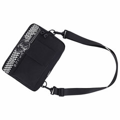 Сумка на плечо HEIKKI TORRENT (ХЕЙКИ) с карманом, &laquo;Anime face&raquo;, черная, 25&times;18&times;3 см, 272637