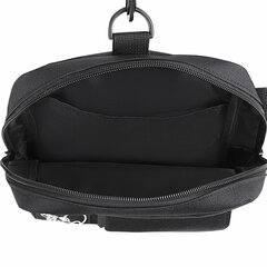 Сумка на плечо HEIKKI TORRENT (ХЕЙКИ) с карманом, &laquo;Chess emoji&raquo;, черная, 25&times;18&times;3 см, 272638