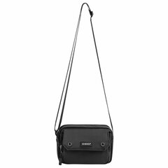 Сумка на плечо HEIKKI WALLET (ХЕЙКИ) два отделения, органайзер, черная, 15&times;20&times;5 см, 272639