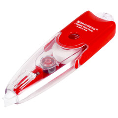 Корректирующая лента BRAUBERG &laquo;Click&raquo;, 5 мм х 6 м, корпус прозрачный, автоматическая, блистер