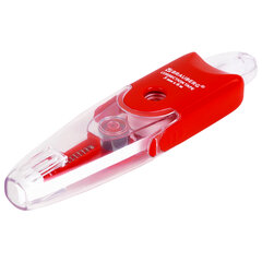 Корректирующая лента BRAUBERG &laquo;Click&raquo;, 5 мм х 6 м, корпус прозрачный, автоматическая, блистер