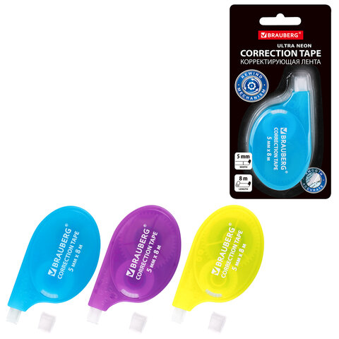 �������������� ����� BRAUBERG ULTRA NEON, 5 �� � 8 �, ���� �������, �������, 272664 �����