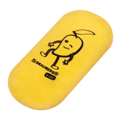 Ластики BRAUBERG KIDS &laquo;Fruits&raquo;, НАБОР 6 штук, 50&times;23&times;10 мм, овальные, ассорти, 272669