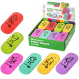 Ластик BRAUBERG KIDS "Fruits", 50х23х10 мм, пастельные цвета ассорти, 272674