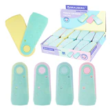 Ластик BRAUBERG "ULTRA PASTEL", 57х24х15 мм, пастельные цвета ассорти, бирюзовый пластиковый держатель, 272688