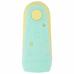 Ластики BRAUBERG &laquo;ULTRA PASTEL&raquo;, НАБОР 3 ШТУКИ, 57&times;24&times;15 мм, ассорти пастель, бирюзовый пластиковый держатель, блистер, 272689