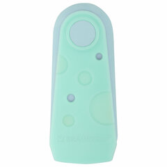 Ластики BRAUBERG &laquo;ULTRA PASTEL&raquo;, НАБОР 3 ШТУКИ, 57&times;24&times;15 мм, ассорти пастель, бирюзовый пластиковый держатель, блистер, 272689