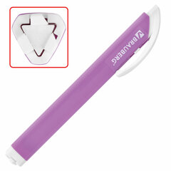 Ластик выдвижной + 2 сменных ластика BRAUBERG &laquo;TRIOS&raquo;, 124&times;12&times;12 мм, лавандовый корпус, 272691