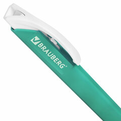 Ластик выдвижной + 2 сменных ластика BRAUBERG &laquo;TRIOS&raquo;, 124&times;12&times;12 мм, бирюзовый корпус, 272693