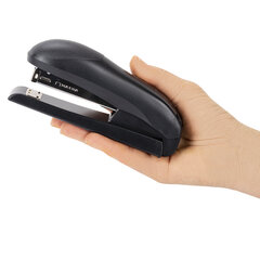 Степлер №24/<wbr/>6, №26/<wbr/>6 BRAUBERG &laquo;UNIVERSAL+&raquo;, до 30 листов, полнозагрузочный,на 150 скоб, черный, 272719