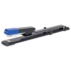 Степлер брошюровочный №24/<wbr/>6, №26/<wbr/>6 BRAUBERG &laquo;Extra&raquo;, до 30 листов, на 150 скоб, черно-синий, 272720