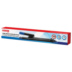 Степлер брошюровочный №24/<wbr/>6, №26/<wbr/>6 BRAUBERG &laquo;Extra&raquo;, до 30 листов, на 150 скоб, черно-синий, 272720