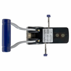 Дырокол металлический МОЩНЫЙ BRAUBERG &laquo;EXTRA Heavy duty&raquo;, до 160 листов, черно-синий, 272722