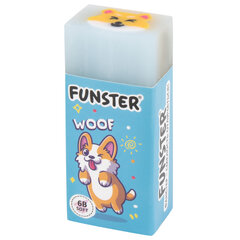 Ластик FUNSTER (ФАНСТЕР) &laquo;PETS&raquo;, 50&times;21&times;16 мм, прямоугольный, картонный держатель, экологичный ПВХ, ассорти, 272725