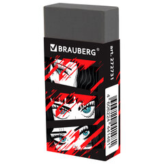Ластик BRAUBERG &laquo;ANIME&raquo;, 50&times;24&times;10 мм, прямоугольный, картоннный держатель, экологичный ПВХ, ассорти, 272731