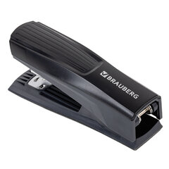 Степлер № 24/<wbr/>6, 26/<wbr/>6 BRAUBERG &laquo;SUPER&raquo;, до 30 листов, черный, 272739