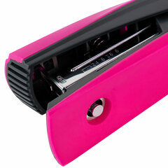 Степлер №24/<wbr/>6, 26/<wbr/>6 BRAUBERG &laquo;SUPER&raquo;, до 30 листов, маджента и черный, 272740