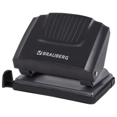 Дырокол BRAUBERG &laquo;SUPER&raquo;, до 20 листов, черный, 272742