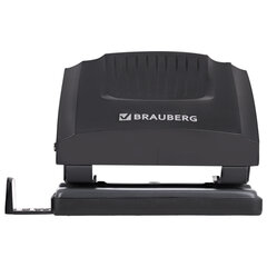 Дырокол BRAUBERG &laquo;SUPER&raquo;, до 20 листов, черный, 272742