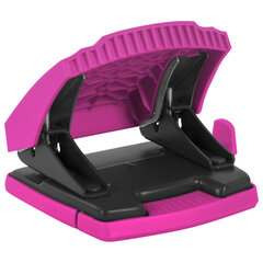 Дырокол BRAUBERG &laquo;SUPER&raquo;, до 30 листов, цвет маджента и черный, 272745