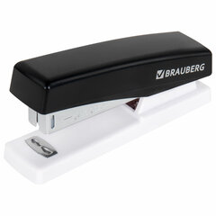 Степлер №24/<wbr/>6, 26/<wbr/>6 BRAUBERG &laquo;STYLE&raquo;, до 25 листов, черный, 272747