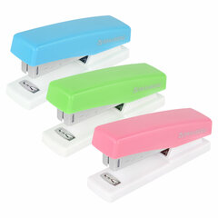 Степлер №24/<wbr/>6, 26/<wbr/>6 BRAUBERG &laquo;STYLE&raquo;, до 25 листов, ассорти, 272748