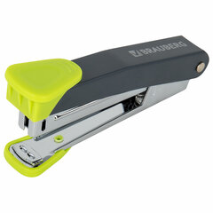 Степлер №10 металлический BRAUBERG &laquo;UNIVERSAL GT&raquo;, до 16 листов, с антистеплером, зеленый, 272752