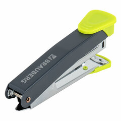 Степлер №10 металлический BRAUBERG &laquo;UNIVERSAL GT&raquo;, до 16 листов, с антистеплером, зеленый, 272752