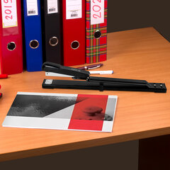 Степлер брошюровочный №24/<wbr/>6, 26/<wbr/>6 STAFF &laquo;Manager&raquo;, до 25 листов, черный, 272753