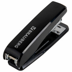 Степлер №24/<wbr/>6, 26/<wbr/>6 BRAUBERG &laquo;Standard&raquo;, до 30 листов, черный, 272755