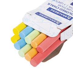 Мел цветной круглый мягкий 10 штук, 5 цветов, BRAUBERG, картонная упаковка, европодвес, 272767